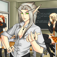 Blood elf high school 