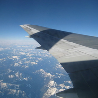 AIRBUS OVER THE CANADIAN ROCKIES