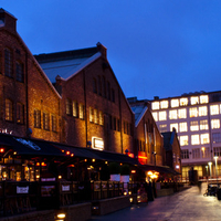 HDR image of Trondheim at Night