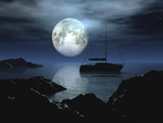 sailing in the moon light