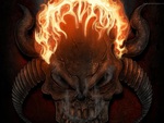 Skull On Fire