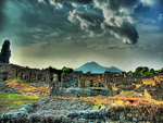 The ruins of Pompei