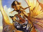tiger and warrior princess