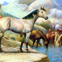 horses art
