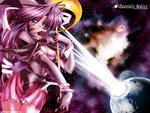 Sexy Anime Sorceress in Space