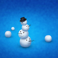 Wobbly Snowman