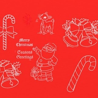 Santa and Rudolph Christmas