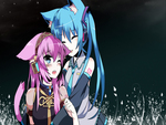 Miku Hatsune & Luka Megurine Nekomimi