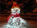 snowman in romania