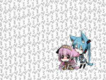 Chibi Catgirl Miku & Luka