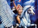 warrior princess and pegassus