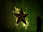 Star on green