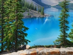 Canadian Rocky mountain lake