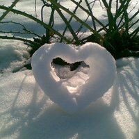 Snow heart