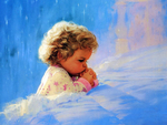 little angel praying