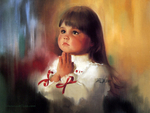 little angel praying