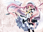 Cute Anime Angel with Pink Hair