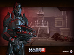 Mass Effect 2 - "Terminus Armor" DLC Wallpaper (Widescreen)