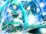 hatsune miku X black rock shooter