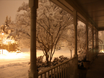 Snowscape Porch @ Night