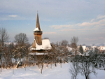 romanian wooden church