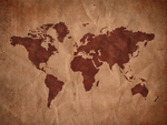 World Map (Parchment)