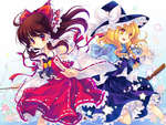 Touhou: Marisa and Reimu