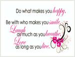 Words for a happy life