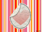 Stripes heart