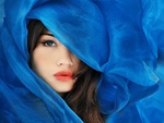 Blue Veiled Beauty