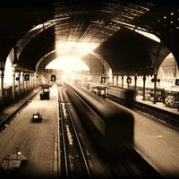 old time train platform