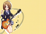 yui on guitar