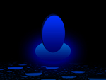 Blue Glowing Egg