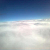 On the clouds