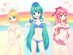 Rin, Miku, Luka