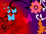 Butterflies and Flowers