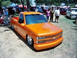 ORANGE CHEVY TRUCK