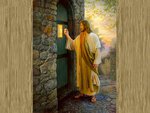 Jesus knocking the door of soul