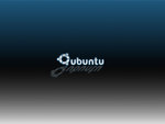 Dark Blue Gradiant Ubuntu Logo