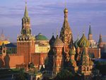 St. Basils Cathedral and Kremlin - Moscow, Russia