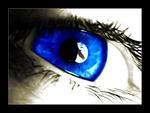 Dark Blue Eye Upclose