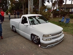 WHITE CHEVY PICKUP