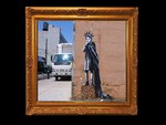 Banksy Framed Liberty Girl