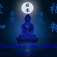 Blue Buddha For Japan