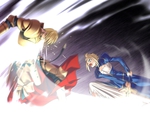 Saber vs Gilgamesh