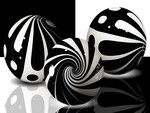 Black & White Marbles