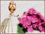 Easter Doll with flowers