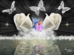 White Rose Fairy by Mary
