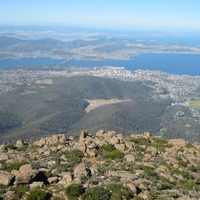 Hobart from Mt.Wellington