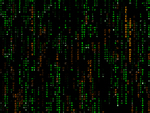 Matrix green and orange